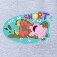 thumbnail image 2 of CafePress - Peppa Pig Snort - Cute Infant Baby Football Bodysuit, 2 of 3