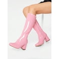 thumbnail image 5 of Women's Fashion Classic Gogo Boots, Square Toe, Chunky Design, Knee High Boot for Women 2026, 5 of 11