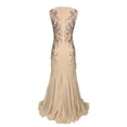 thumbnail image 2 of 1920 Flapper Wedding Dress 1920S Maxi Dress Sparkle Beaded Maxi Mermaid Evening Party Dress, 2 of 2