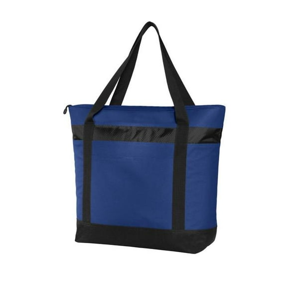 Port Authority 1180293 Large Tote Cooler in True Royal & Black for BG527 - OSFA