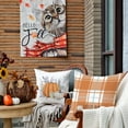 thumbnail image 4 of Fall Pillow Covers 20 x 20 Inch Set of 4, Striped Buffalo Plaid Polka Dots Pumpkins Leaves Decorative Farmhouse Throw Cushion Cases Indoor Decoration Home Decor for Sofa Couch (Orange) G402-20, 4 of 6