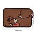 thumbnail image 2 of Cute Dog Print Doormat, Soft Pet Animal Pattern Floor Mat, Non Slip Washable Entry Rug for Bedroom Porch Pet Household Decor, 2 of 7