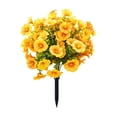 thumbnail image 2 of Artificial Mums Topiary Stake Faux Fall Flower Bush UV Resistant No Maintenance for Porch Patio Garden Yard Outdoor Thanksgiving Halloween Decor, 2 of 9