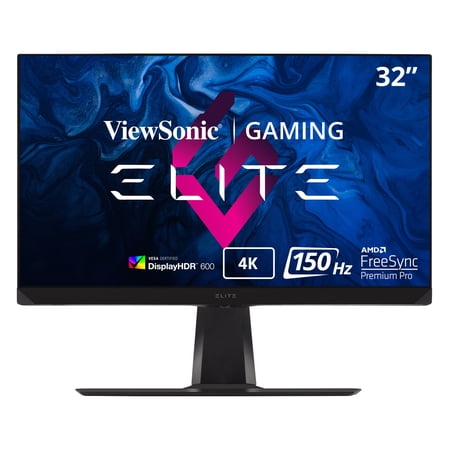 UPC: 0766907011302 | ViewSonic ELITE XG320U 32 Inch 4K UHD 1ms 150Hz Gaming Monitor with FreeSync Premium Pro  HDR 600  HDMI  DisplayPort  USB  and Advanced Ergonomics for Esports