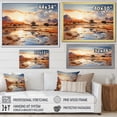 thumbnail image 4 of Designart "Dreams Sahara African Wall art II" African Floater Framed Canvas Print, 4 of 7