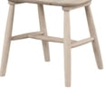 thumbnail image 3 of Baylee Side Dining Chair Set of 2-Spindle Back-Tapered Legs-White Oak Wood, 3 of 6