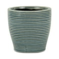 thumbnail image 3 of Cheungs Livia Blue Ceramic Rippled Pot Small, 3 of 5