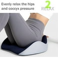 thumbnail image 5 of Serene Sitz Orthopedic Seat Cushion, Serensitz Orthopedic Seat Cushion - Memory Foam Cushion for Office Chair Cushions, Car Seat, Airplane, Sciatica & Back Pain Relief, 5 of 7