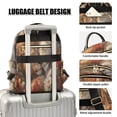 thumbnail image 4 of Casual Lions Resting Flowers Backpack for School,College and Travel, Water Resistant Bookbag,, 4 of 7