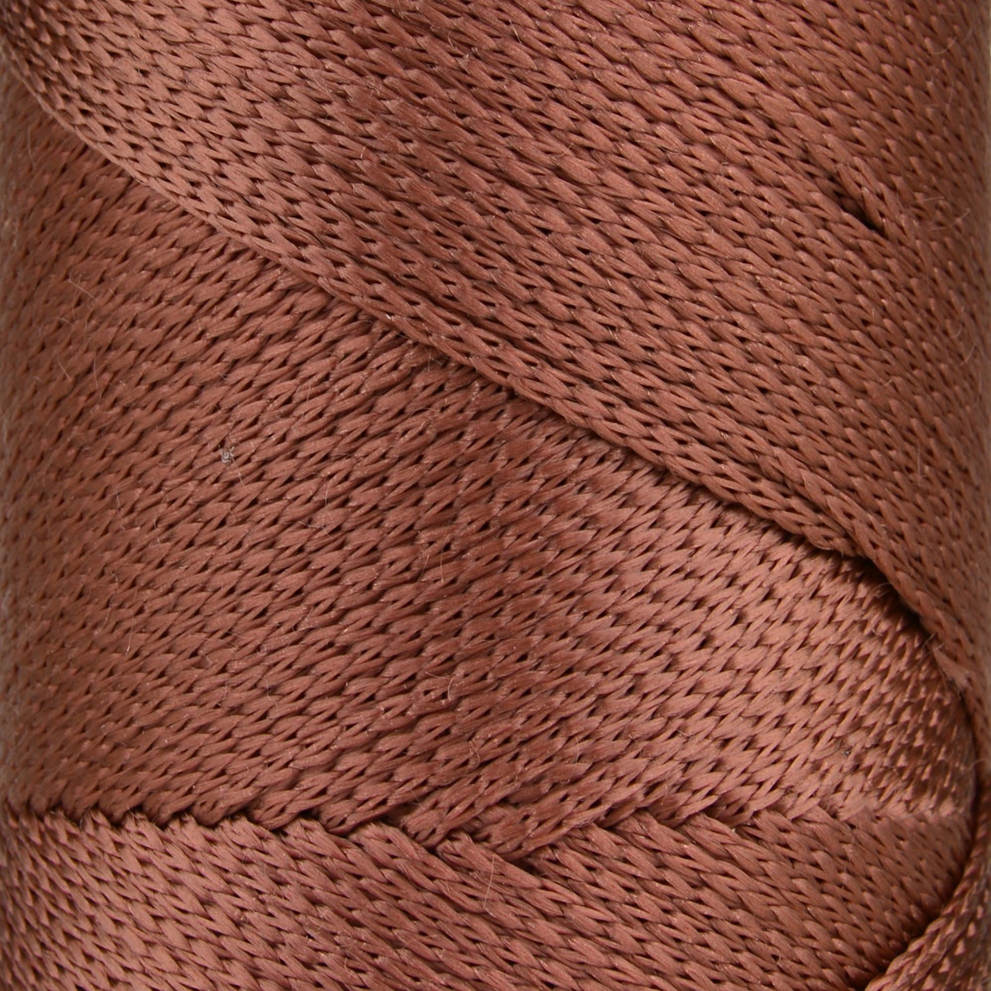 5 Skeins of Sensy Premium 2mm 251 Yards Polyester Rope 100% Polypropylene Cord Macrame Cord 2mm Crochet Bag Cord Macrame Rope Crochet Thread Gift for Knitter (Copper)