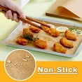 thumbnail image 3 of Air Fryer Liners Disposable Compatible with CHEFMAN 10 Qt Multifunctional Digital Air Fryer Accessories, Unbleached Parchment Paper, 100 PCS Square Non-Stick Baking Paper, 3 of 5