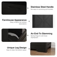 thumbnail image 5 of Veanerwood Double Tilt Out Trash Can Cabinet for 20 Gallon Garbage Can, Black, 5 of 8