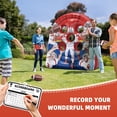 thumbnail image 3 of Juego inflable Football Target Toss con 4 balones de fútbol para niños, 3 of 7