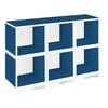 Way Basics Eco Stackable Modular Storage Cubes (6 Pack), Blue