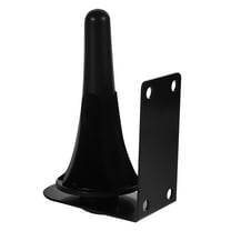 NICEXMAS Wall Mounted Saxophone Bracket Black Metal and ABS Hook for Space Saving Instrument Storage