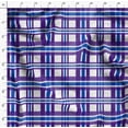 thumbnail image 4 of Soimoi Blue Rayon Fabric Gingham Check Print Fabric by Yard 42 Inch Wide, 4 of 5
