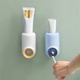 thumbnail image 4 of Inteprter Dispensador de de Soporte dispensador de de Estantería recargable Juegos de accesorios de baño Azul, 4 of 6