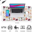 thumbnail image 5 of Long Mouse Pads for Desk,Pioneer Flower Floral Print Pattern Desk Mats on Top Of Desks, Desk Mouse Pad Extra Large with 3mm Non-Slip Base and Stitched Edge for Gaming,Office,Work,Home 31.5"x15.7", 5 of 6