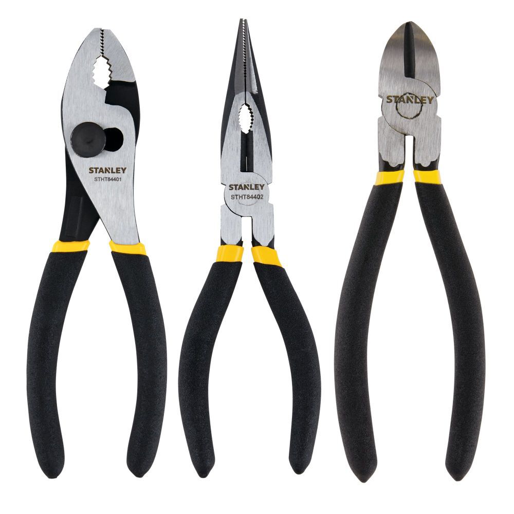 Stanley 3-Piece Pliers Set photo 1