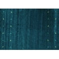 thumbnail image 1 of Ahgly Company Indoor Rectangle Abstract Turquoise Blue Contemporary Area Rugs, 7' x 9', 1 of 4
