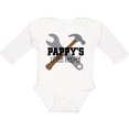 thumbnail image 3 of Inktastic Pappy's Little Helper Grandchild Boys Long Sleeve Baby Bodysuit, 3 of 5