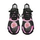 thumbnail image 1 of Zapatillas de tenis ligeras con cordones y antideslizantes para mujer, con estampado de lazo floral rosa y concienciación sobre el cáncer de mama, moda, 1 of 6