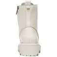 thumbnail image 3 of Sam Edelman Womens Lue Leather Combat & Lace-up Boots Ivory 10 Medium (B,M), 3 of 5