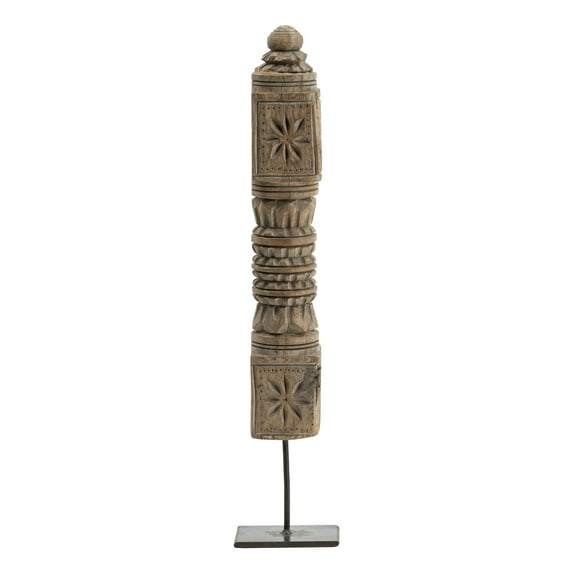 A&B Home 4 x 4 x 18" Carved Decorative Carved Charpie Leg on M