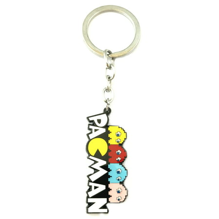 Classic Retro Pac Man Keychain Key Ring Arcade Video Game Auto/Boat House