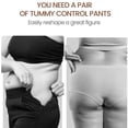 thumbnail image 3 of Tummy Shaping High Waist Underwear Breathable Invisible Design Butt Lifting Panties Briefs for Women Shapewear Thongs color XXL, 3 of 4