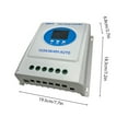 thumbnail image 2 of 100A MPPT Solar Charge Controller 12V 24V 36V 48V Automatic Adaptation Charge Controller with Blacklight LCD Display Intelligent Regulator for Lead-Acid Lithium Battery Dual USB Ports, 2 of 8