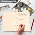 thumbnail image 4 of FORMRS 1-Subject Spiral Notebook 8" x 5" College Ruled 60 Refillable Sheet A5 Hard Cover, Cute Ghosts, 4 of 7