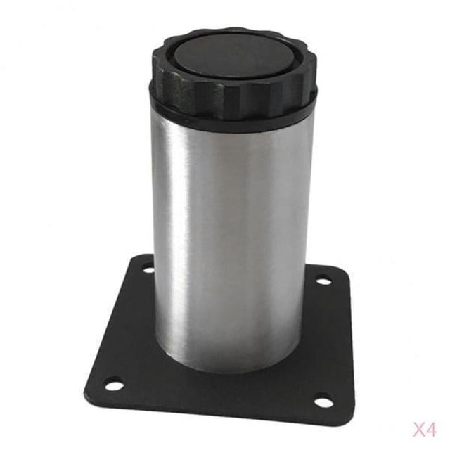 4 Piezas Fáciles De Instalar Patas Ajustables De Muebles De Metal Para Auxiliar De , Sillas, Proyectos De Bricolaje Para 50x120mm