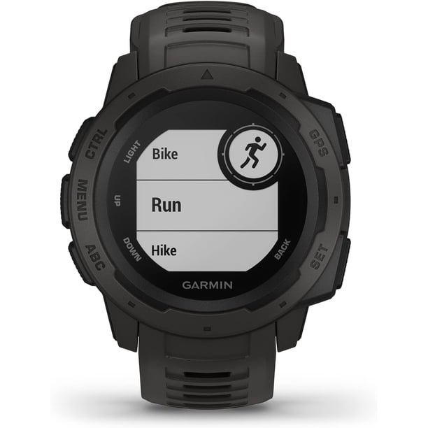 GARMIN - Garmin　Instinct　Graphite Garmin Instinct Watch | Health monitoring for healthcare - Walmart
