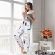 thumbnail image 5 of Fotbe Nautical Lighthouse Sailboat Pantalones de Pijama para Mujer, Pantalones de Dormir, Pantalones Pj con Cordón y Bolsillos-X-Large, 5 of 6
