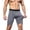 Gray, variant on Men's Compression Shorts, High Elastic Moisture Wicking Athletic Underwear Workout Running Base Layer Training Shorts for Basketball, Football Blue