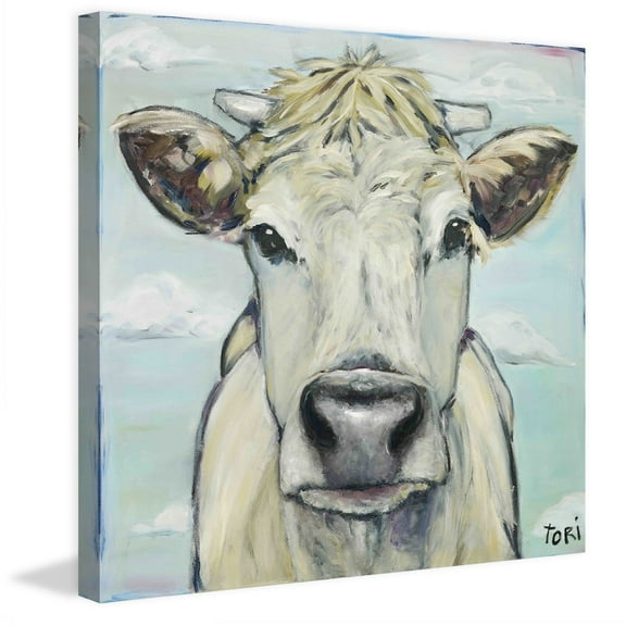 Marmont Hill When Cows Fly by Tori Campisi Canvas Wall Art