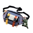 thumbnail image 1 of Mochila de hombro en el pecho, bolsa deportiva con correa ajustable impermeable de gran capacidad para hombres, 1 of 8