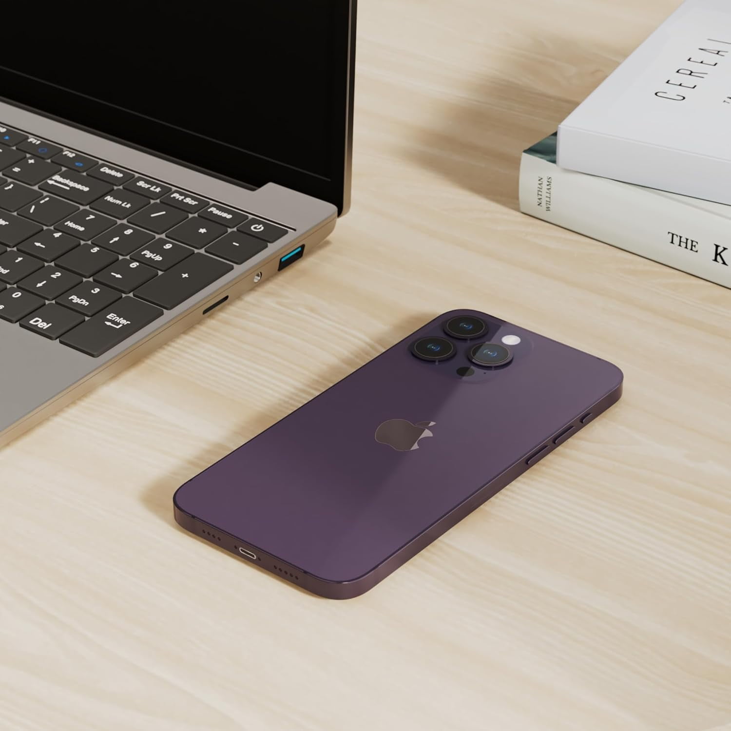Restored Apple iPhone 14 Pro Max 128GB Purple - Refurbsihed