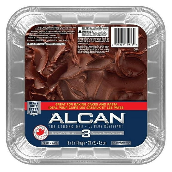 Alcan Heavy Duty Aluminum Bakeware, Square, All Purpose Pan
