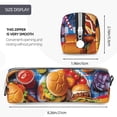 thumbnail image 3 of Honeii Vibrant Picnic Food Spread Pattern Pencil Case, Pencil Pouch, Pencil Case Small, Pencil Pouch Aesthetic, PVC Pencil Pouch, Pencil Bag, Makeup Pouch, 3 of 7