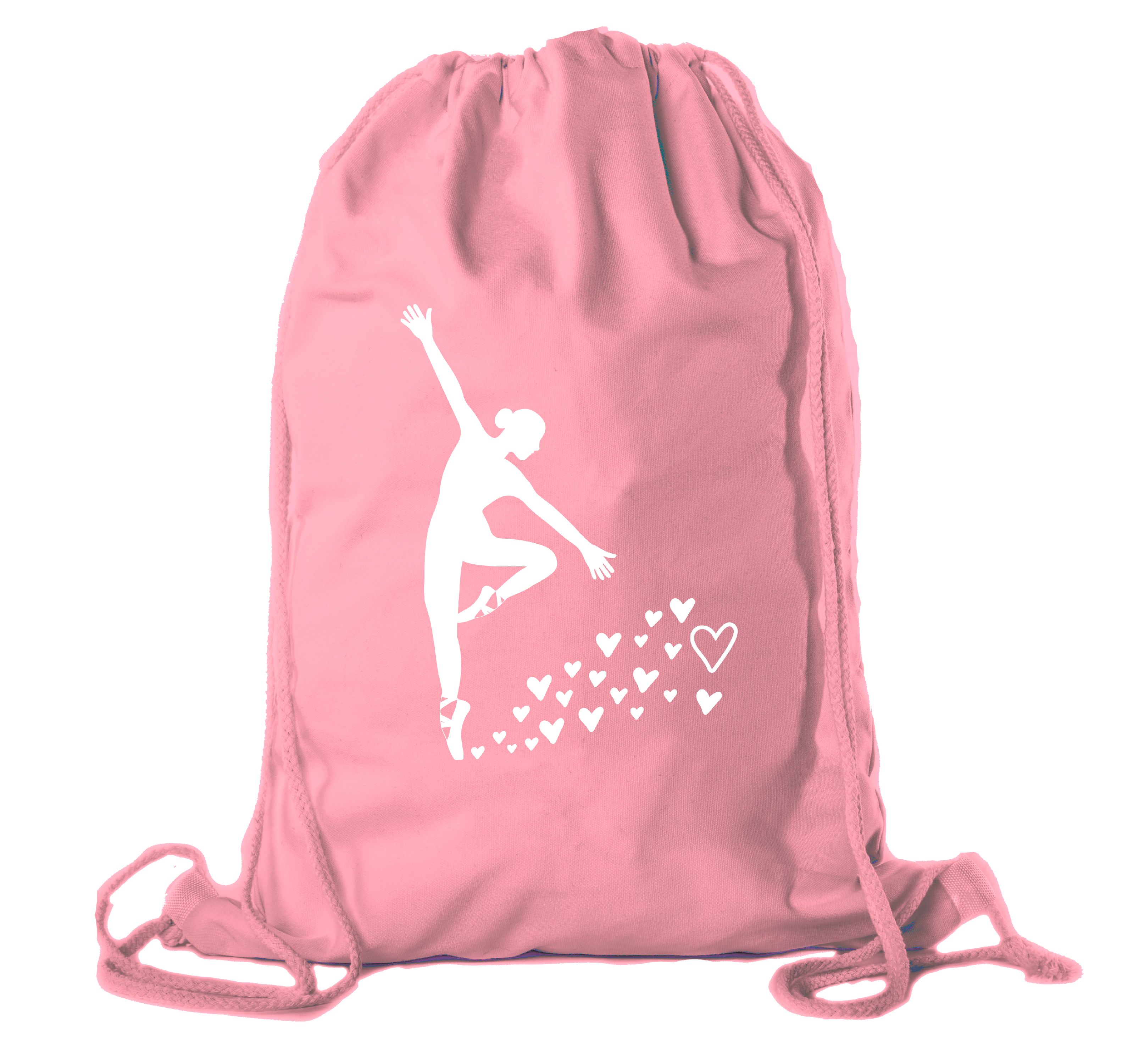Dance Bags, Ballet Backpacks for girls, Dance Cotton Drawstring Cinch