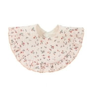 New Baby Feeding Drool Bib Lace Floral Infants Saliva Towel Soft Cotton Burp Cloth For Newborn Toddler Kids Bibs Korean Style 24