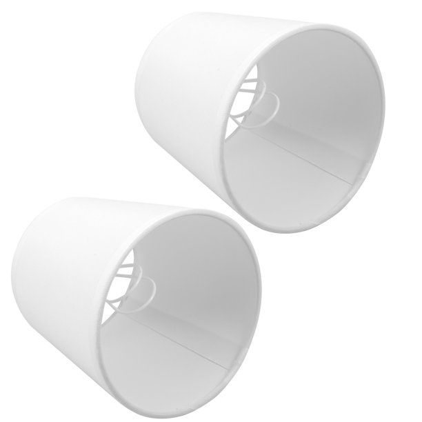 2 uds pantalla de lámpara cubierta de lámpara de mesa cubierta de luz de mesa pantalla de repuesto para estudio de cabecera E14