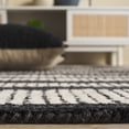 thumbnail image 4 of SAFAVIEH Pine Qendro Geometric Area Rug, Charcoal/Ivory, 4' x 6', 4 of 10
