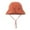 Brick Red, variant on Kids Hats & Caps For Outdoor Adjustable Wide Brim Bucket Hat Comfortable And Stylish For Ages 3-12Y Accessory For Boys And Girls Cute Practical Breathable one size