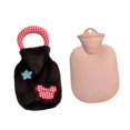 thumbnail image 1 of Bolsa de agua caliente con tapa, práctica, reutilizable, portátil, , para calentar las manos en dormitorio, invierno y frío del hogar. Negro, 1 of 10