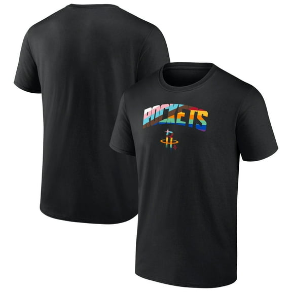 Men's Black Houston Rockets Pride T-Shirt