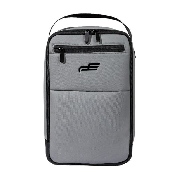 Bolsa para zapatos de golf, bolsa para zapatos deportivos con bolsillo exterior, organizadora de viaje transpirable para accesorios de golf