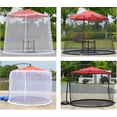 thumbnail image 3 of Outdoor-terrassenschirm Moskitonetz, Poliéster-mesh-netz, Tragbar, Faltbar, Sonnenschirm, Moskitonetz-abdeckung Mit Reiverschluss, Passend Fr Outdoor-, 3 of 4
